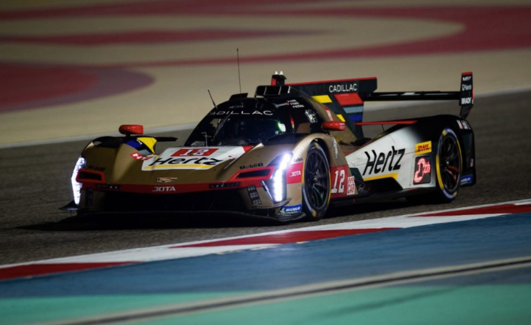 Cadillac Racing model on the track