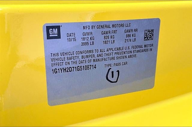 2016 Chevrolet Corvette Stingray Z51 1LT