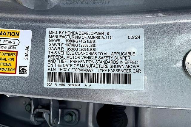 2024 Honda Accord Sedan EX