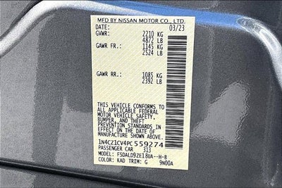 2023 Nissan LEAF SV PLUS